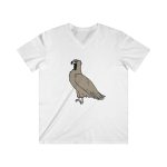Camiseta hombre entallada cuello de pico - Blanco - Voltor Camiseta hombre entallada cuello de pico - Blanco - Voltor