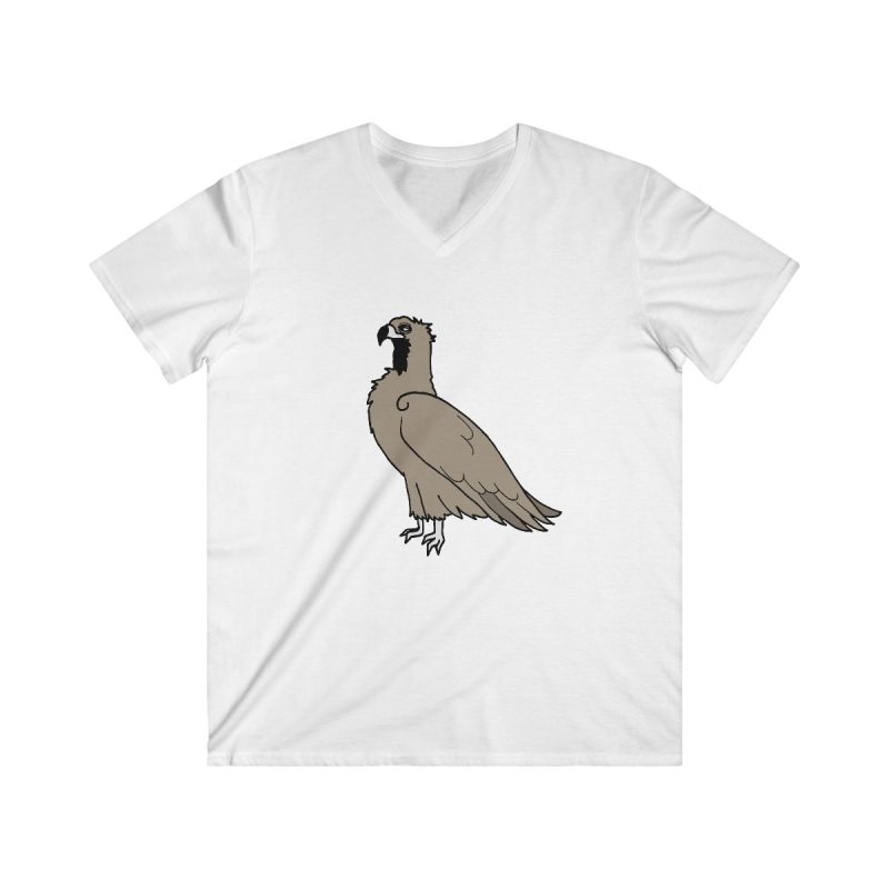 Camiseta hombre entallada cuello de pico - Blanco - Voltor