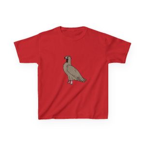 Camiseta infantil algodon grueso - Rojo - Voltor