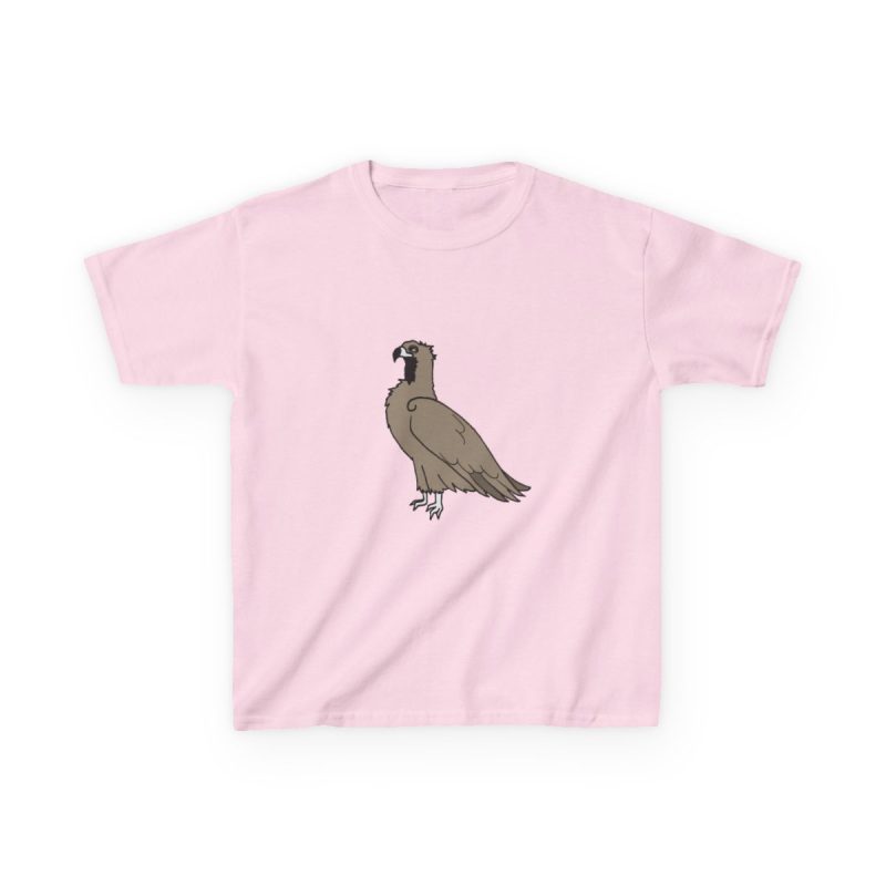 Camiseta infantil algodon grueso - Rosa claro - Voltor