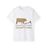 Camiseta ultra algodon - Blanco - Camiseta «No passis s’arada davant es bou»