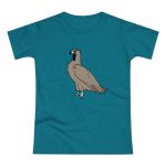 Camiseta mujer punto liso - Azul diva - Voltor