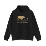 Sudadera con capucha - Negro - Camiseta «No passis s’arada davant es bou»