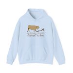 Sudadera con capucha - Azul claro - Camiseta «No passis s’arada davant es bou»