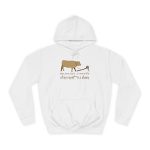 Sudadera universitaria - Blanco artico - Camiseta «No passis s’arada davant es bou» Sudadera universitaria - Blanco artico - Camiseta «No passis s’arada davant es bou»
