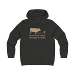 Sudadera universitaria mujer - Negro azabache - Camiseta «No passis s’arada davant es bou» Sudadera universitaria mujer - Negro azabache - Camiseta «No passis s’arada davant es bou»