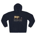Sudadera capucha con cremallera premium - Azul marino - Camiseta «No passis s’arada davant es bou» Sudadera capucha con cremallera premium - Azul marino - Camiseta «No passis s’arada davant es bou»
