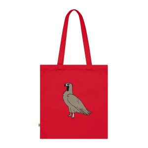 Bolsa de algodon organico - Rojo clasico - Voltor