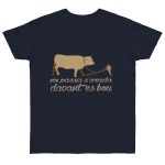 Camiseta punto liso - Azul marino - Camiseta «No passis s’arada davant es bou» Camiseta punto liso - Azul marino - Camiseta «No passis s’arada davant es bou»