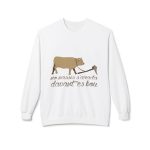 Sudadera Softstyle cuello redondo - Blanco - Camiseta «No passis s’arada davant es bou»