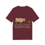 Camiseta Creator 2.0 - Burdeos - Camiseta «No passis s’arada davant es bou»
