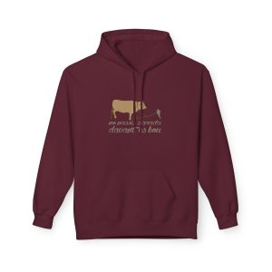 Sudadera Softstyle con capucha - Granate - Camiseta «No passis s’arada davant es bou»