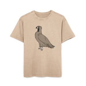Camiseta oversize lavado acido - Beis - Voltor