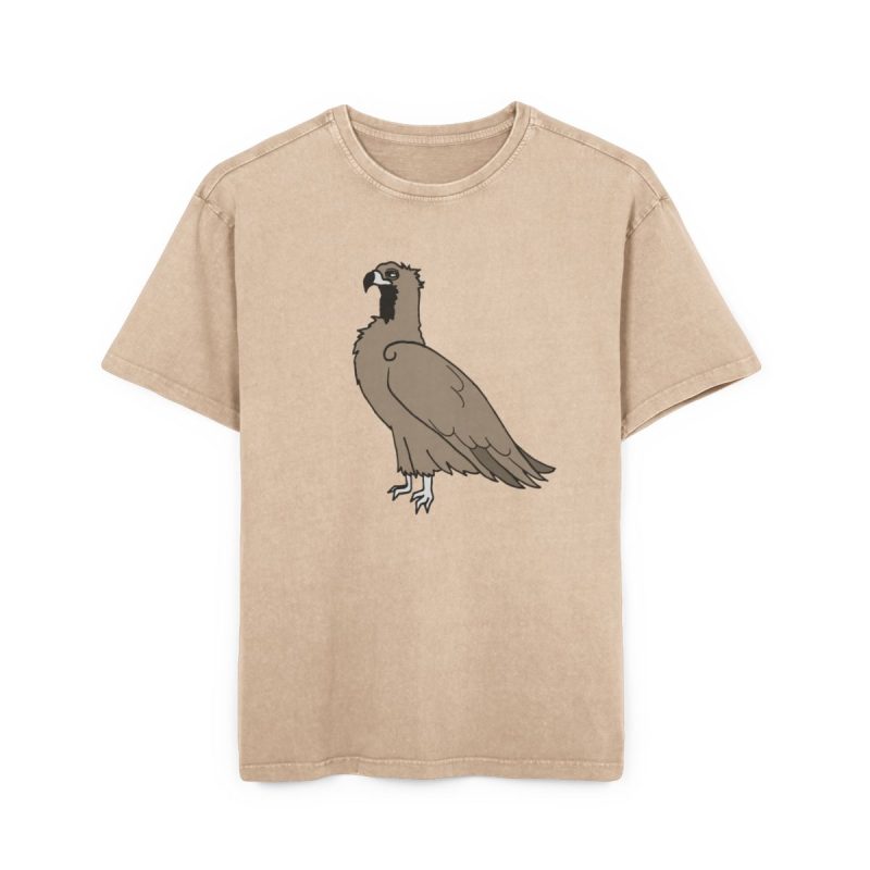 Camiseta oversize lavado acido - Beis - Voltor Camiseta oversize lavado acido - Beis - Voltor