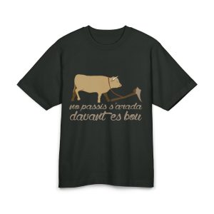 Camiseta Freestyler tacto seco - Negro - Camiseta «No passis s’arada davant es bou»