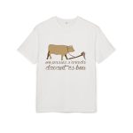 Camiseta oversize gruesa - Blanco puro - Camiseta «No passis s’arada davant es bou»