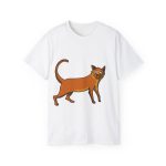 Camiseta ultra algodon - Blanco - Camiseta Moix – gato naranja de paseo Camiseta ultra algodon - Blanco - Camiseta Moix – gato naranja de paseo