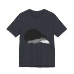 Camiseta jersey manga corta - Azul marino jaspeado - Eriço
