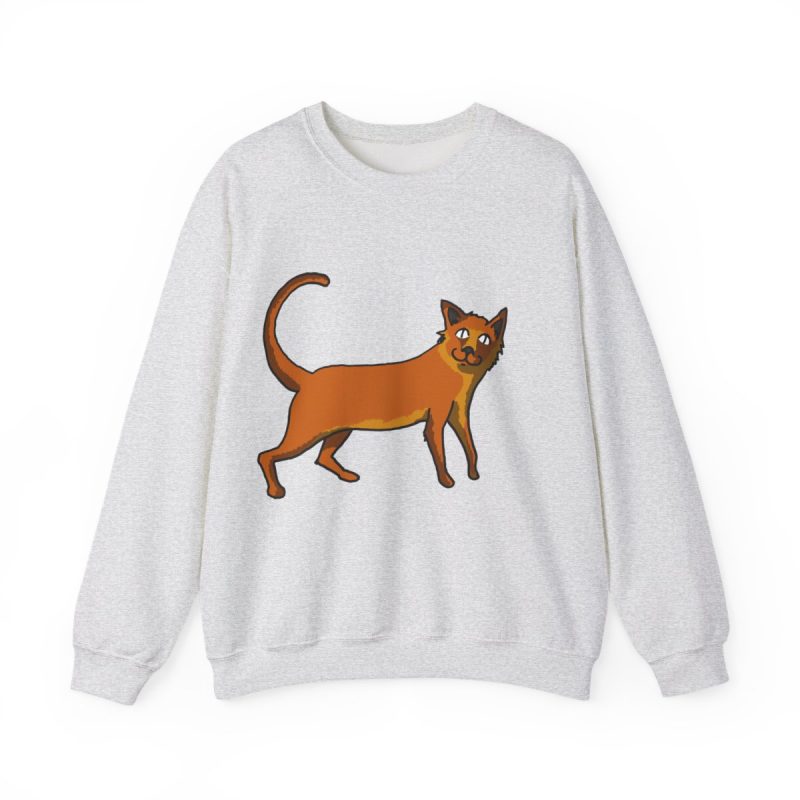 Sudadera cuello redondo - Gris ceniza - Camiseta Moix – gato naranja de paseo Sudadera cuello redondo - Gris ceniza - Camiseta Moix – gato naranja de paseo