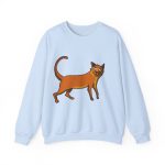 Sudadera cuello redondo - Azul claro - Camiseta Moix – gato naranja de paseo Sudadera cuello redondo - Azul claro - Camiseta Moix – gato naranja de paseo