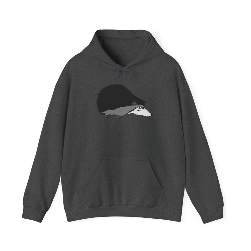 Sudadera con capucha - Gris oscuro jaspeado - Eriço