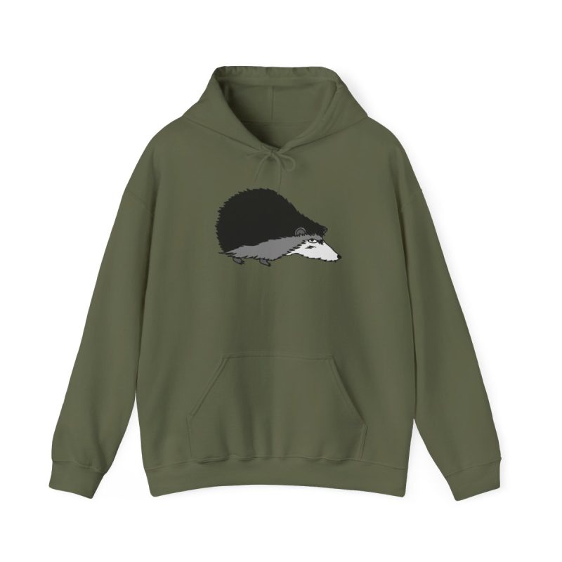 Sudadera con capucha - Verde militar - Eriço