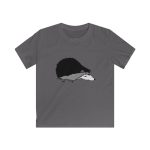 Camiseta infantil Softstyle - Gris marengo - Eriço Camiseta infantil Softstyle - Gris marengo - Eriço