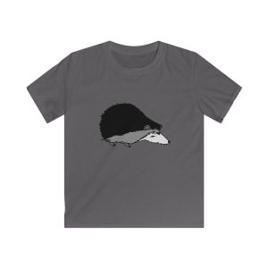 Camiseta infantil Softstyle - Gris marengo - Eriço