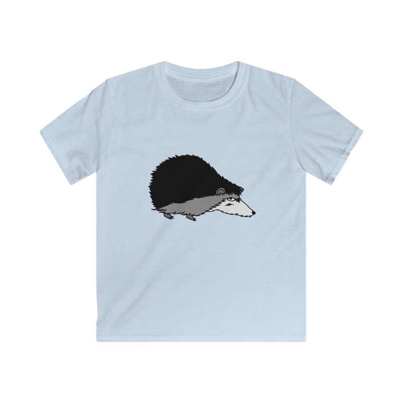 Camiseta infantil Softstyle - Azul claro - Eriço