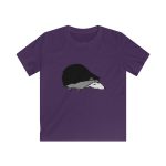 Camiseta infantil Softstyle - Morado - Eriço Camiseta infantil Softstyle - Morado - Eriço