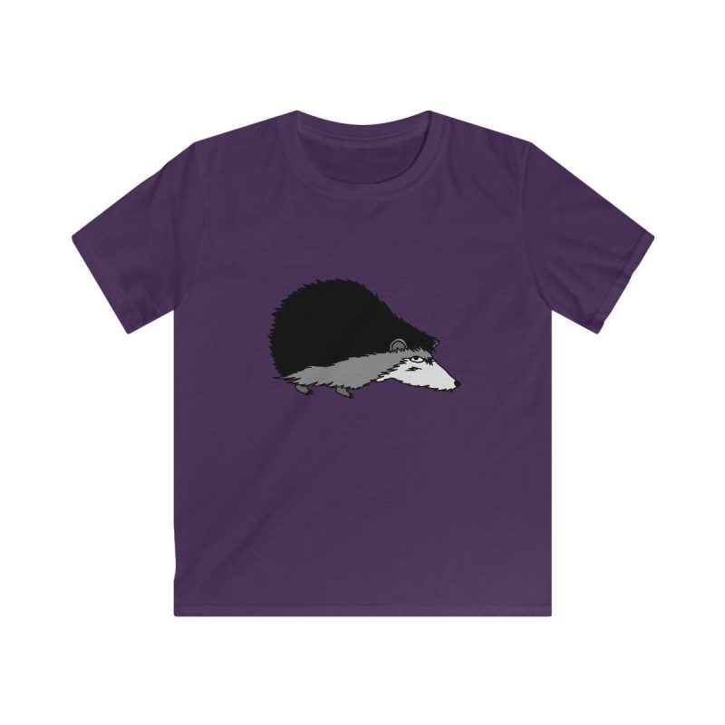 Camiseta infantil Softstyle - Morado - Eriço
