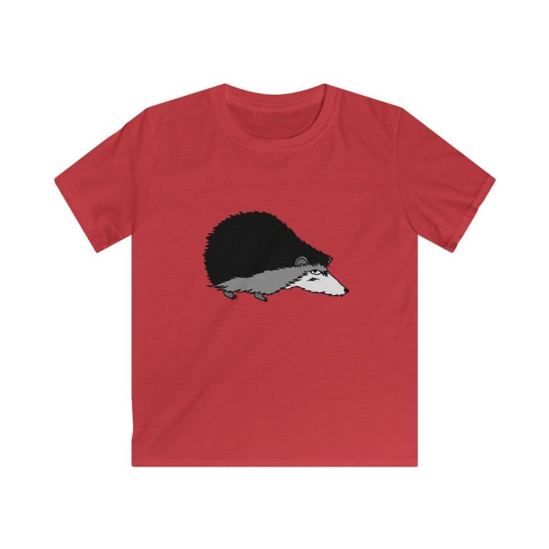 Camiseta infantil Softstyle - Rojo - Eriço