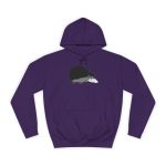 Sudadera universitaria - Morado - Eriço