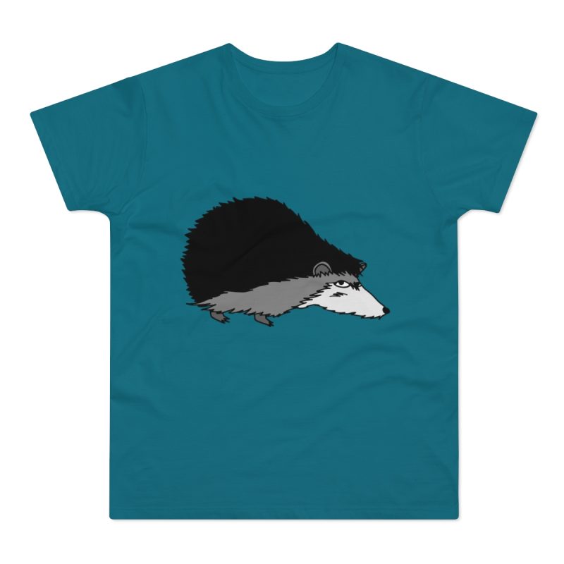 Camiseta hombre punto liso - Azul diva - Eriço