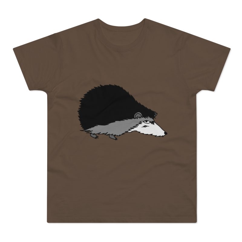 Camiseta hombre punto liso - Marron chocolate - Eriço