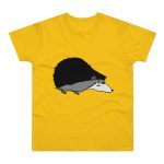 Camiseta hombre punto liso - Amarillo dorado - Eriço