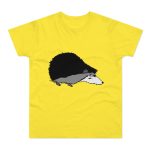 Camiseta hombre punto liso - Amarillo solar - Eriço