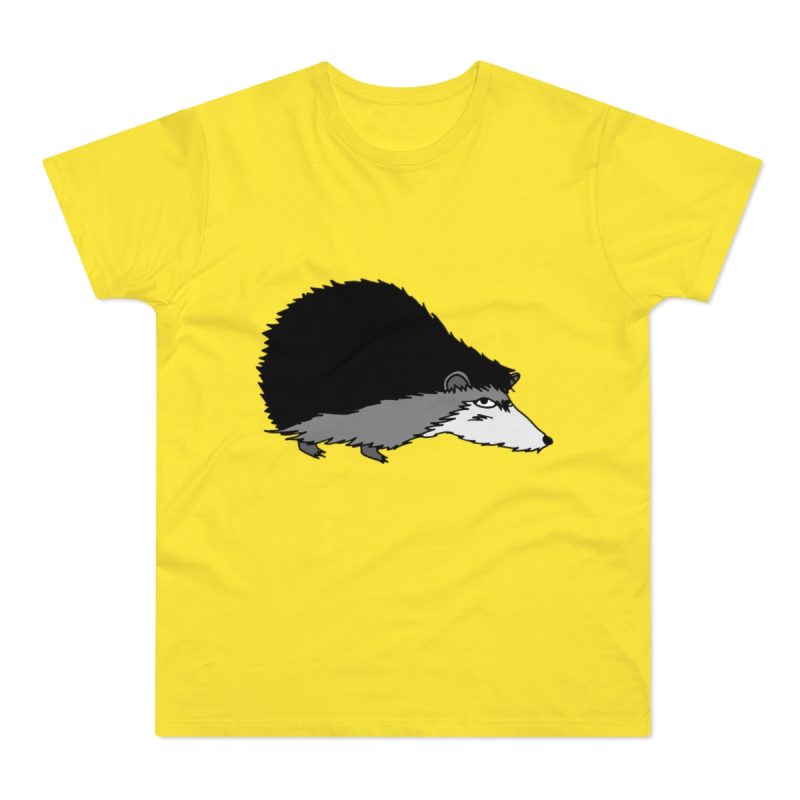 Camiseta hombre punto liso - Amarillo solar - Eriço
