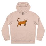Sudadera con capucha King - Rosa palo - Camiseta Moix – gato naranja de paseo
