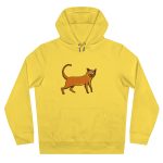 Sudadera con capucha King - Amarillo chispa - Camiseta Moix – gato naranja de paseo