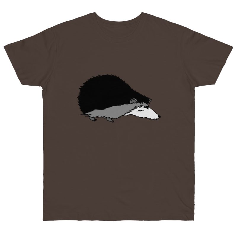 Camiseta punto liso - Marron oso - Eriço