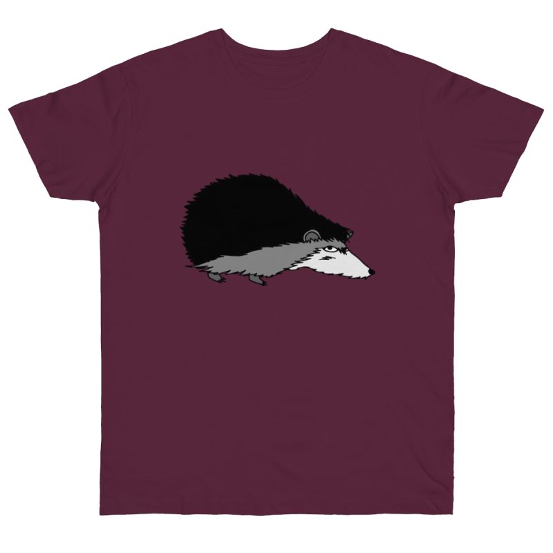 Camiseta punto liso - Burdeos - Eriço
