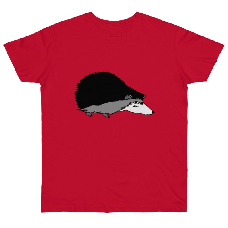 Camiseta punto liso - Rojo profundo - Eriço