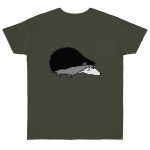 Camiseta punto liso - Caqui urbano - Eriço Camiseta punto liso - Caqui urbano - Eriço