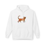 Sudadera Softstyle con capucha - Blanco - Camiseta Moix – gato naranja de paseo