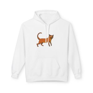 Sudadera Softstyle con capucha - Blanco - Camiseta Moix – gato naranja de paseo