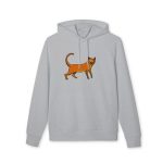 Sudadera Cruiser 2.0 - Gris jaspeado claro - Camiseta Moix – gato naranja de paseo