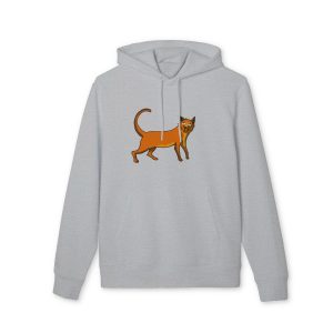 Sudadera Cruiser 2.0 - Gris jaspeado claro - Camiseta Moix – gato naranja de paseo