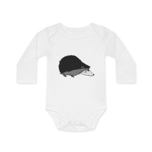 Body bebe manga larga organico - Blanco - Eriço