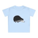 Camiseta de bebe - Azul empolvado - Eriço Camiseta de bebe - Azul empolvado - Eriço